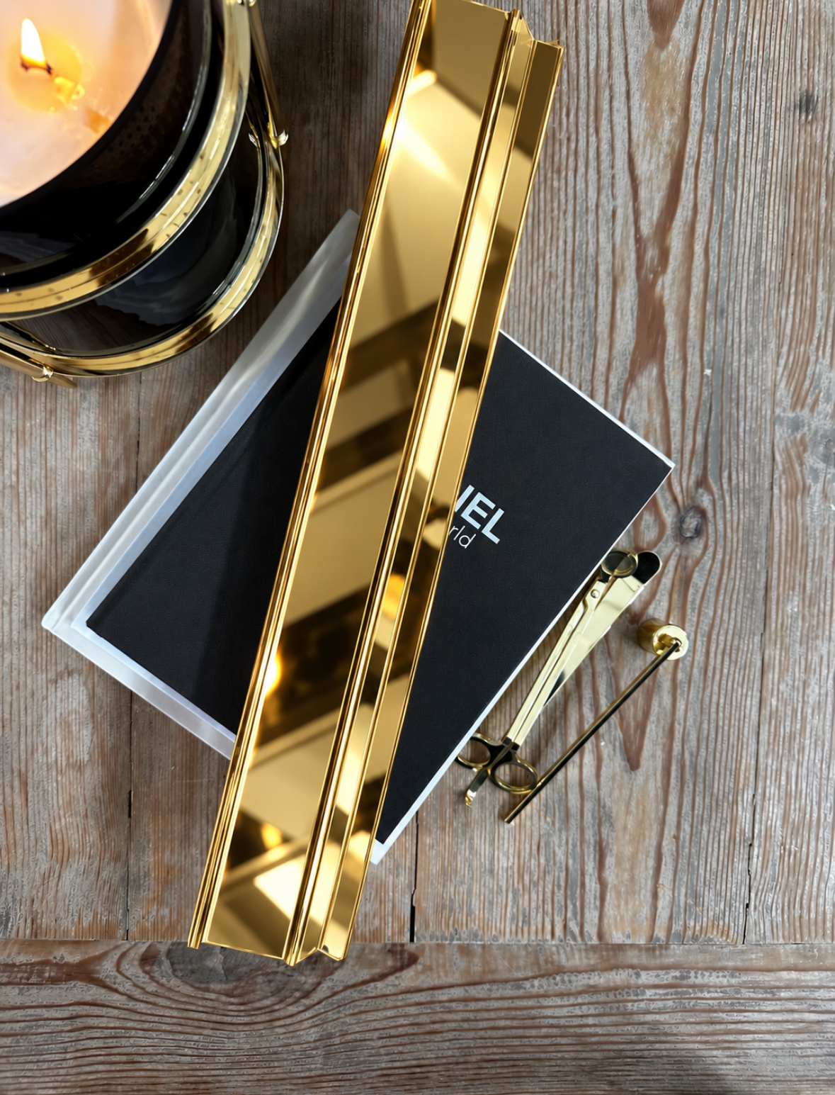 GTS Society Core Collection Gold Mirror Rack